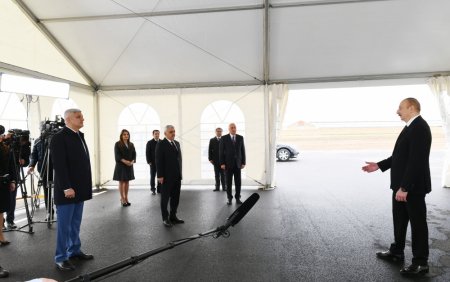 Prezident İlham Əliyev açılış etdi - FOTOLAR