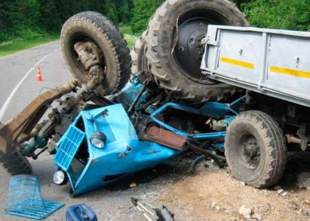 Ağcabədidə traktor yük avtomobili ilə toqquşdu: Ölən var