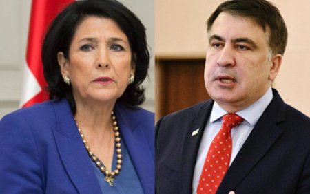 Zurabişvili Saakaşvilinin azadlığa çıxmağını istəmir