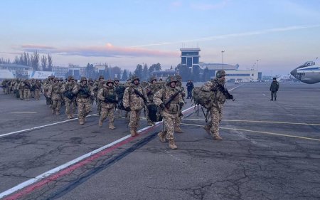 KTMT sülhməramlıları Qazaxıstanı tərk etdilər