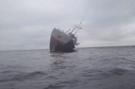Sudan limanında 16 min qoyunu daşıyan gəmi batdı