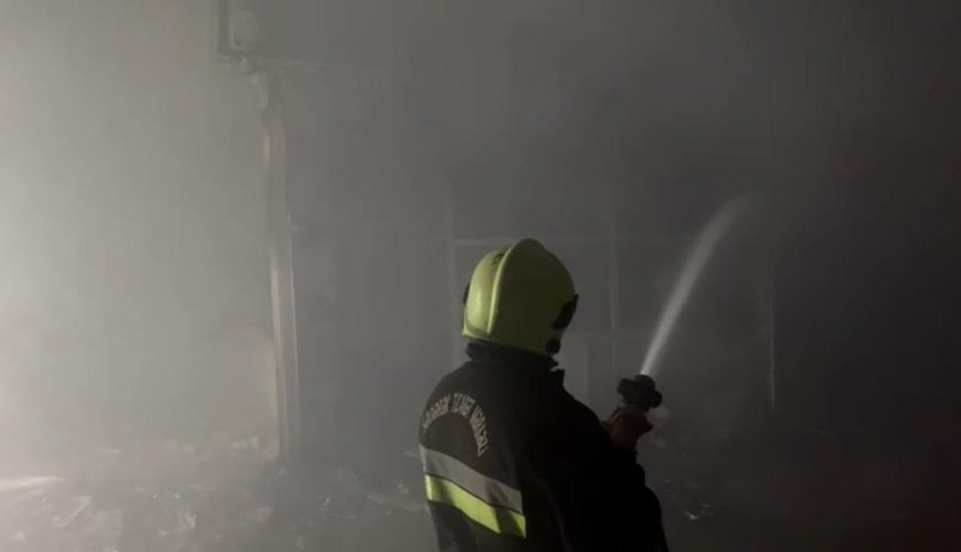 Yanğından sonra "Sədərək"dən geriyə qalan mənzərə - VİDEO